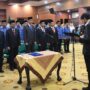 Gubernur Muzakir Manaf melantik 5 pejabat pimpinan tinggi pratama (eselon II), 49 pejabat administrator (eselon III) dan 20 pejabat pengawas (eselon IV) Pemerintah Aceh, di aula Serbaguna Kantor Gubernur Aceh, Senin sore (19/5/2025). (Foto: For Infoaceh.net)