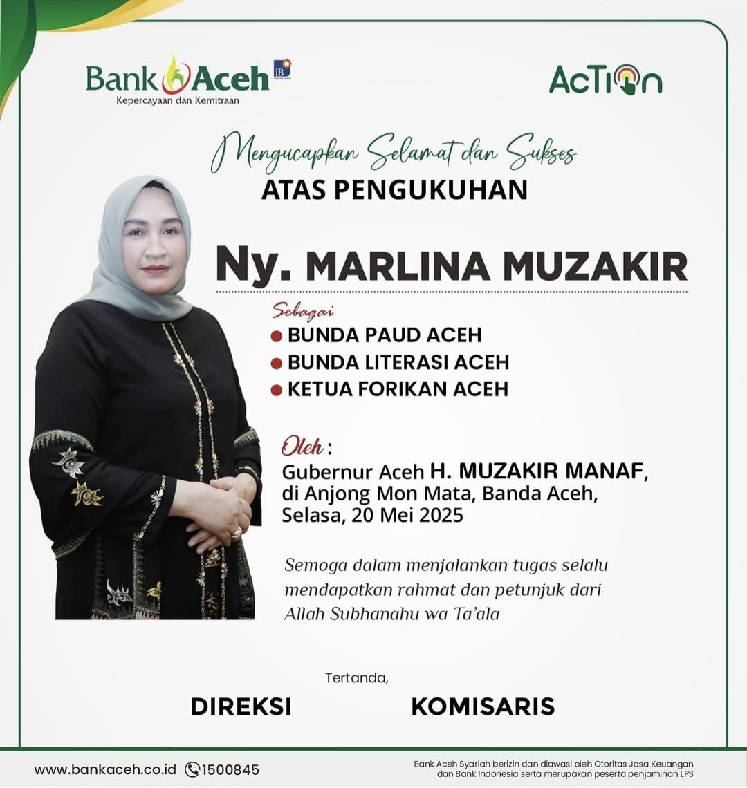 IKLAN BANK ACEH MARLINA USMAN