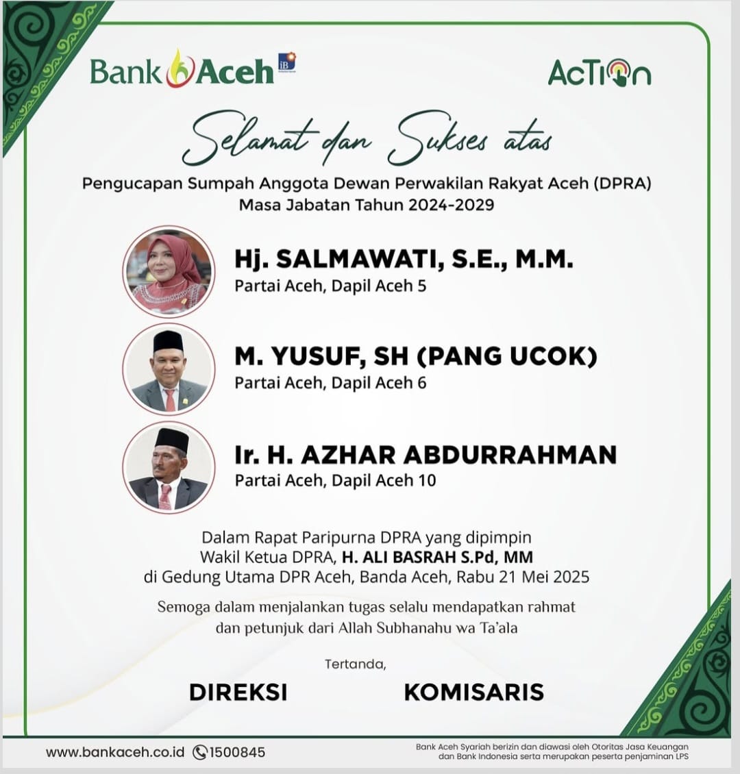 IKLAN BANK ACEH PELANTIKAN BUNDA II