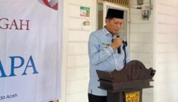 Bupati Aceh Selatan Mirwan MS meresmikan 'Rumah Singgah Griya Tuan Tapa Aceh Selatan' di Jalan Metro, Lorong E Nomor 3 Gampong Beurawe Banda Aceh, Jum'at, 23 Mei 2025.