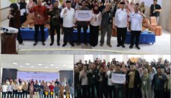 OJK Aceh bersama TPAKD, perbankan dan lembaga penjaminan menggelar kegiatan KURMA dengan tema “Sinergi Membangun Ekonomi Aceh Melalui KUR Melawan Rentenir” pada 20 - 22 Mei 2025 di Gayo Lues, Aceh Tengah dan Bupati Bener Meriah. (Foto: For Infoaceh.net)