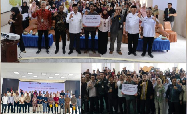 OJK Aceh bersama TPAKD, perbankan dan lembaga penjaminan menggelar kegiatan KURMA dengan tema “Sinergi Membangun Ekonomi Aceh Melalui KUR Melawan Rentenir” pada 20 - 22 Mei 2025 di Gayo Lues, Aceh Tengah dan Bupati Bener Meriah. (Foto: For Infoaceh.net)