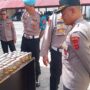 Personel Polres Sabang menjalani tes urine mendadak pada operasi penegakan disiplin oleh Divisi Propam Polri, Kamis (22/5). (Foto: Dok. Polres Sabang)