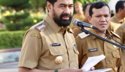 Gubernur Aceh Muzakir Manaf atau Mualem bersama Wakil Gubernur Fadhlullah atau Dek Fad