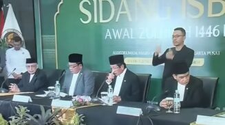 Konferensi pers sidang Isbat penetapan 1 Zulhijjah 1446 Hijriah, Selasa malam (27/5)