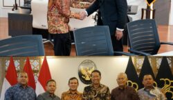 Wagub Aceh Fadhlullah bertemu Menko Kumham Imipas Yusril Ihza Mahendra dan Menteri Hukum Supratman Andi Agtas di Jakarta, Rabu (28/5). (Foto: For Infoaceh.net)