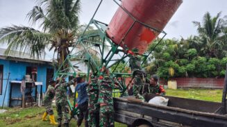 Kodim 0101/KBA melaksanakan pembangunan sumur bor di lima desa sebagai bagian dari rangkaian kegiatan TMMD ke-124 yang digelar Kodam Iskandar Muda.