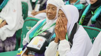 Jamaah Haji Aceh yang tergabung dalam kloter 11 sudah tiba di Bandara King Abdulaziz, Jeddah, Kamis pagi, 29 Mei 2025