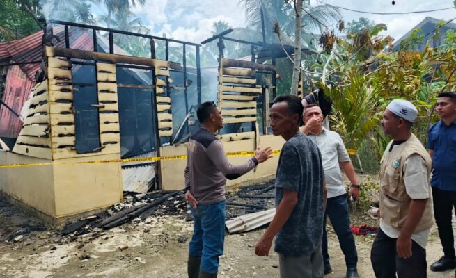 Kebakaran tragis menewaskan anak berusia 6 tahun di Dusun Tengoh, Gampong Alue Bili Rayeuk, Kecamatan Baktiya, Aceh Utara, pada Kamis (29/5)