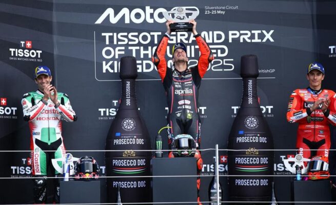 Klasemen MotoGP Usai Duo Marquez dan Bagnaia Gagal Podium 1 di Inggris