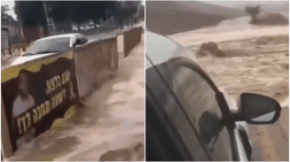 Murka Alam Semesta untuk Israel yang kini Dilanda Banjir Besar hingga Lumpuhkan Akses Jalan Utama