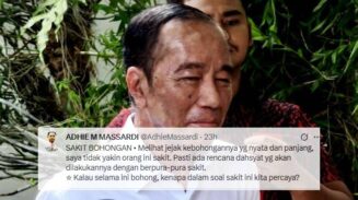 Isu Sakit Jokowi Dituding Cuma Bohongan, Publik Soroti Kejanggalan Ini