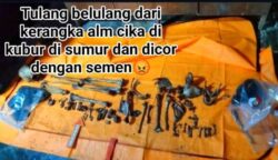 Penampakan Kerangka Mahasiswi yang Hilang Setahun Lalu Dibunuh Pelaku Mutilasi di Padang Pariaman
