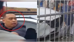 Emosi dengan Aksi Mogok Kerja, Anggota DPRD Kota Cilegon Diduga Sengaja Tabrakkan Mobilnya ke Salah Satu Buruh