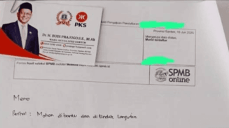 Viral Memo Anggota Dewan F-PKS Banten Diduga Titipkan Siswa di SPMB