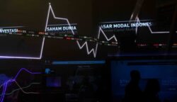 Ilustrasi bursa saham asia