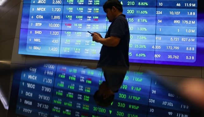 Indeks Harga Saham Gabungan (IHSG) (foto ilustrasi)
