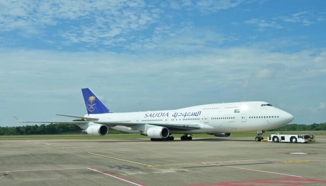 Maskapai Saudia Airlines melayani penerbangan haji 2024