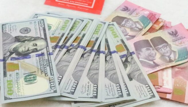 Nilai tukar rupiah terhadap dolar AS
