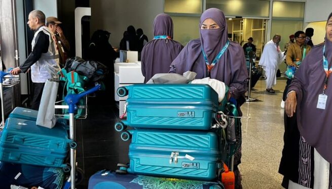 Jemaah haji khusus Indonesia tiba di bandara Internasional Taif