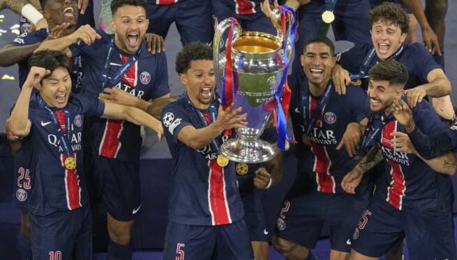 Paris Saint-Germain (PSG) akhirnya mengangkat trofi Liga Champions untuk pertama kalinya usai menghancurkan Inter Milan 5-0 dalam laga final yang digelar di Allianz Arena, Munich, Sabtu malam (31/5/2025) waktu setempat atau Minggu dini hari WIB.