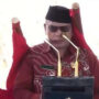 Detik-detik Pembaca Doa Acara Panen Jagung Prabowo Tertimpa Bendera