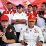 Eurico Guterres bersama ribuan warga penerima rumah Eks Pejuang TIm-tim.