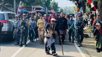 Anggota DPR RI Fraksi Gerindra, Marlyn Maisarah, menghadiri perayaan Hari Jadi Desa Cijayanti (HJC) ke-98