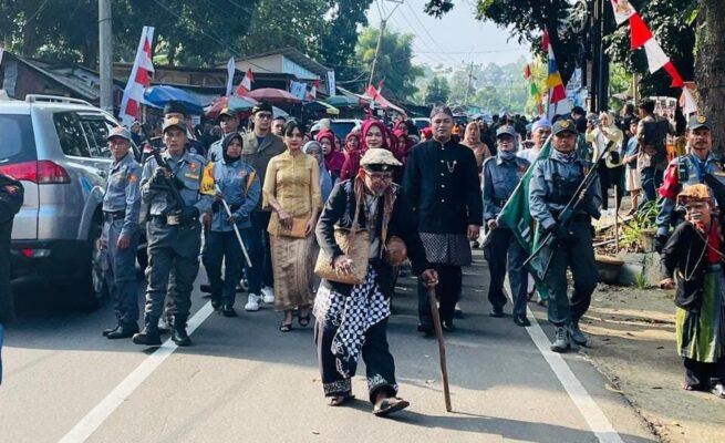 Anggota DPR RI Fraksi Gerindra, Marlyn Maisarah, menghadiri perayaan Hari Jadi Desa Cijayanti (HJC) ke-98