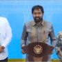 Gubernur Aceh Muzakir Manaf atau Mualem dalam konferensi pers di Istana Kepresidenan, Jakarta, Selasa (17/6/2025).