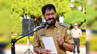 Gubernur Aceh Muzakir Manaf atau Mualem