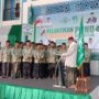 Rais Syuriah PWNU Aceh, Tgk H Nuruzzahri Yahya (Waled Nu) saat melantik Pengurus PCNU Aceh Besar masa khidmat 2025–2030 di Pesantren Ruhul Falah, Samahani, Aceh Besar, Kamis (19/6). (Foto: Ist)