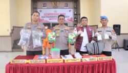 Satuan Reserse Narkoba Polres Langsa berhasil mengungkap dua kasus besar peredaran narkotika serta meringkus tiga tersangka. (Foto: Ist)