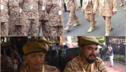 Bupati Aceh Timur Iskandar Usman Al-Farlaky dan Wakil Bupati T. Zainal Abidin, serta Wali Kota Sabang Zulkifli H. Adam dan Wakil Wali Kota Suradji Junus, mengikuti retreat kepala daerah gelombang II di Kampus IPDN Jatinangor, Sumedang, Jawa Barat, 22–26 Juni 2025. (Foto: Ist)