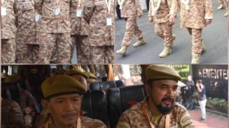 Bupati Aceh Timur Iskandar Usman Al-Farlaky dan Wakil Bupati T. Zainal Abidin, serta Wali Kota Sabang Zulkifli H. Adam dan Wakil Wali Kota Suradji Junus, mengikuti retreat kepala daerah gelombang II di Kampus IPDN Jatinangor, Sumedang, Jawa Barat, 22–26 Juni 2025. (Foto: Ist)