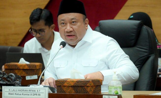 Wakil Ketua Komisi X DPR RI dari Fraksi PKB, Lalu Hadrian Irfani
