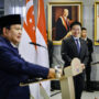 Presiden Prabowo Subianto dan Perdana Menteri (PM) Singapura Lawrence Wong melakukan pernyataan pers bersama usai Leaders’ Retreat yang digelar di Parliament House, Singapura, pada Senin, 16 Juni 2025. (Foto: BPMI Setpres)
