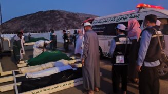 Seorang jamaah haji Aceh kloter 03, Burhanuddin (67) wafat di Arab Saudi, Sabtu, 31 Mei 2025, pukul 22.35 waktu Arab Saudi. (Foto: For Infoaceh.net)