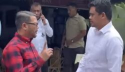 Anggota DPR RI M Nasir Djamil saat bertemu Gubsu Bobby Nasution di Banda Aceh. (Foto: Ist)