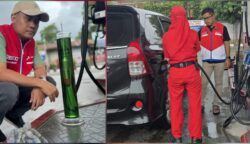 Pertamina Patra Niaga Regional Sumbagut melalui Sales Area Manager Aceh melakukan sidak ke beberapa SPBU di wilayah Banda Aceh, Ahad (8/6). (Foto: For Infoaceh.net)