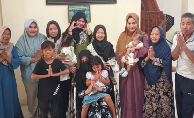 Pasien di Rumah Singgah BFLF Indonesia di Banda Aceh saat Hari Raya Idul Adha 1446 Hijriah