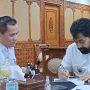 Ketua Kwarda Pramuka Aceh Muzakir Manaf (Mualem), yang juga Gubernur Aceh bersama Ir Djufri Efendi MSi, calon Ketua Kwarda Pramuka Aceh.