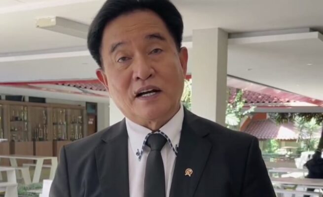 Menteri Koordinator Bidang Hukum, HAM, Imigrasi dan Pemasyarakatan Prof Dr Yusril Ihza Mahendra