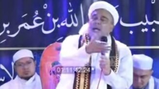 Ulama nasional dan imam besar, Al-Habib Muhammad Rizieq bin Husein Syihab kembali datang ke Banda Aceh, dan mengisi tabligh akbar pada Rabu malam (18/6) di Komplek Makam Syiah Kuala. (Foto: Ist)