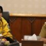 Wali Kota Banda Aceh Illiza Sa’aduddin Djamal, disambut Wali Kota Solo, Respati Ardi, di Balai Kota Solo, Senin (16/6). (Foto: Ist)