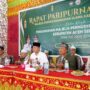 Bupati Aceh Selatan Mirwan MS saat menghadiri pengukuhan pengurus MPU Aceh Selatan, di aula Dinas Pariwisata, Rabu (18/6/2025)