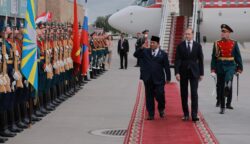 Presiden Republik Indonesia Prabowo Subianto tiba di Bandara Internasional Pulkovo, St. Petersburg, Federasi Rusia, pada Rabu (18/6) sekitar pukul 17.50 waktu setempat.