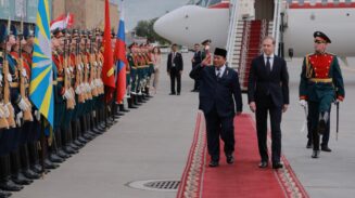 Presiden Republik Indonesia Prabowo Subianto tiba di Bandara Internasional Pulkovo, St. Petersburg, Federasi Rusia, pada Rabu (18/6) sekitar pukul 17.50 waktu setempat.