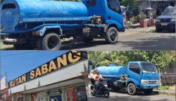 Penyewaan truk tangki air milik Rutan Kelas IIB Sabang dalam proyek pembangunan Pelabuhan Perikanan Ie Meulee menuai sorotan