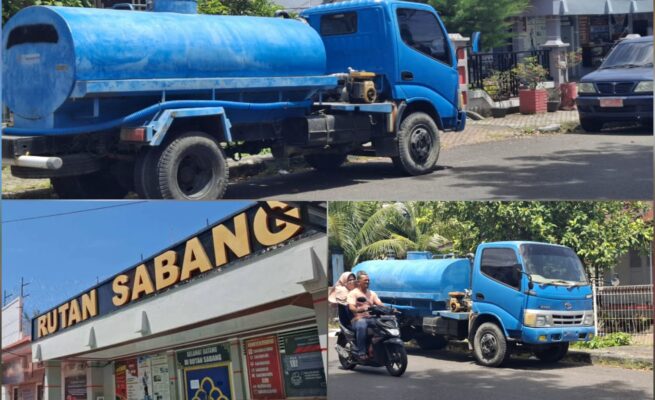 Penyewaan truk tangki air milik Rutan Kelas IIB Sabang dalam proyek pembangunan Pelabuhan Perikanan Ie Meulee menuai sorotan